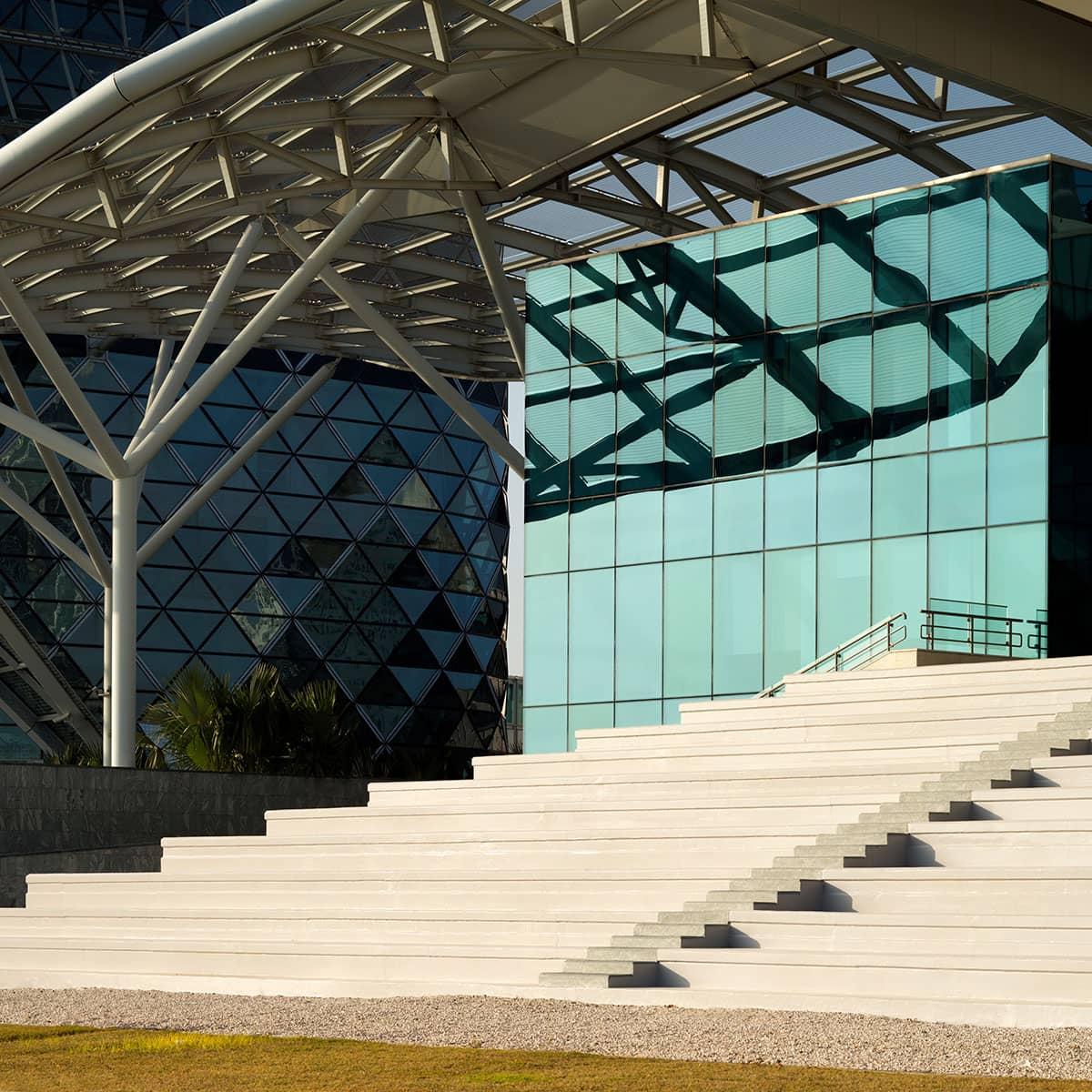 Architectural Photography: Detail of ADNEC Glass & Steel: Abu Dhabi
