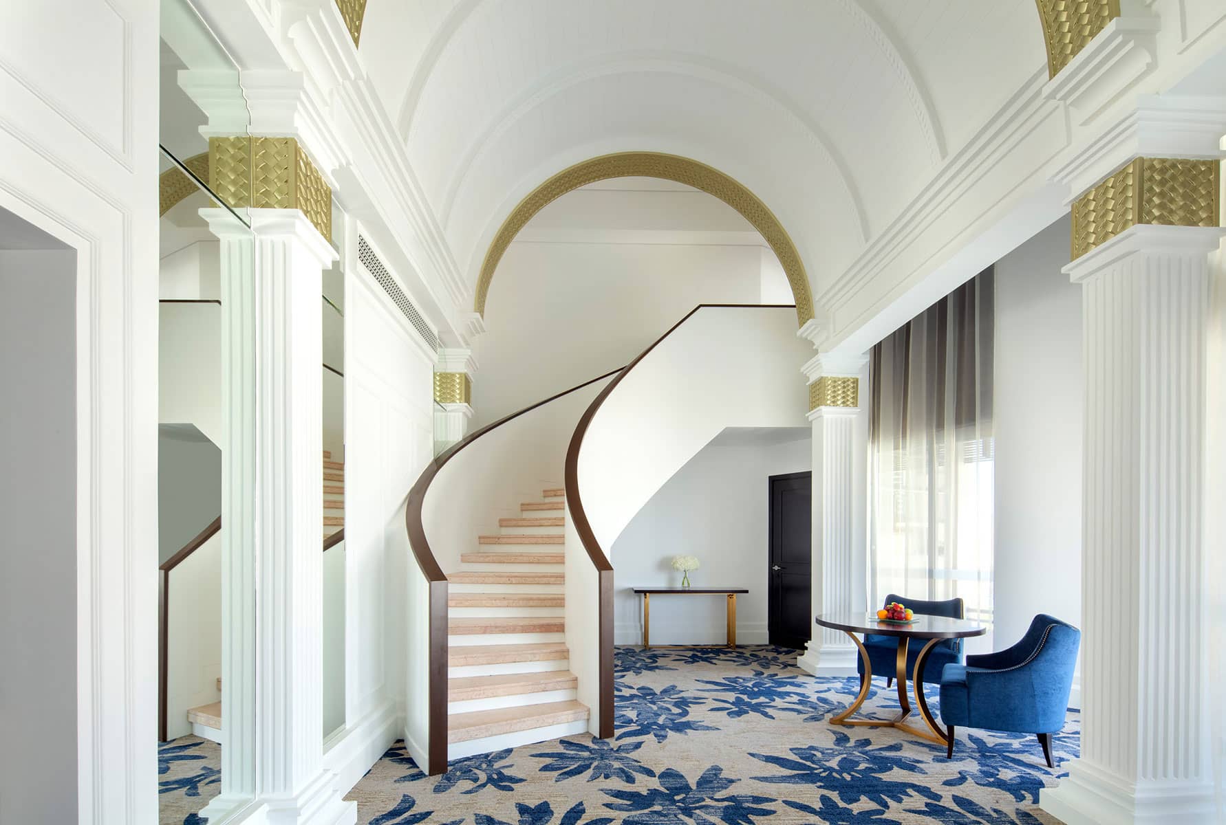 Architecture Photography Dubai: Presidential Suite Staircase, Radisson Blu Hotel, Deira, Dubai.