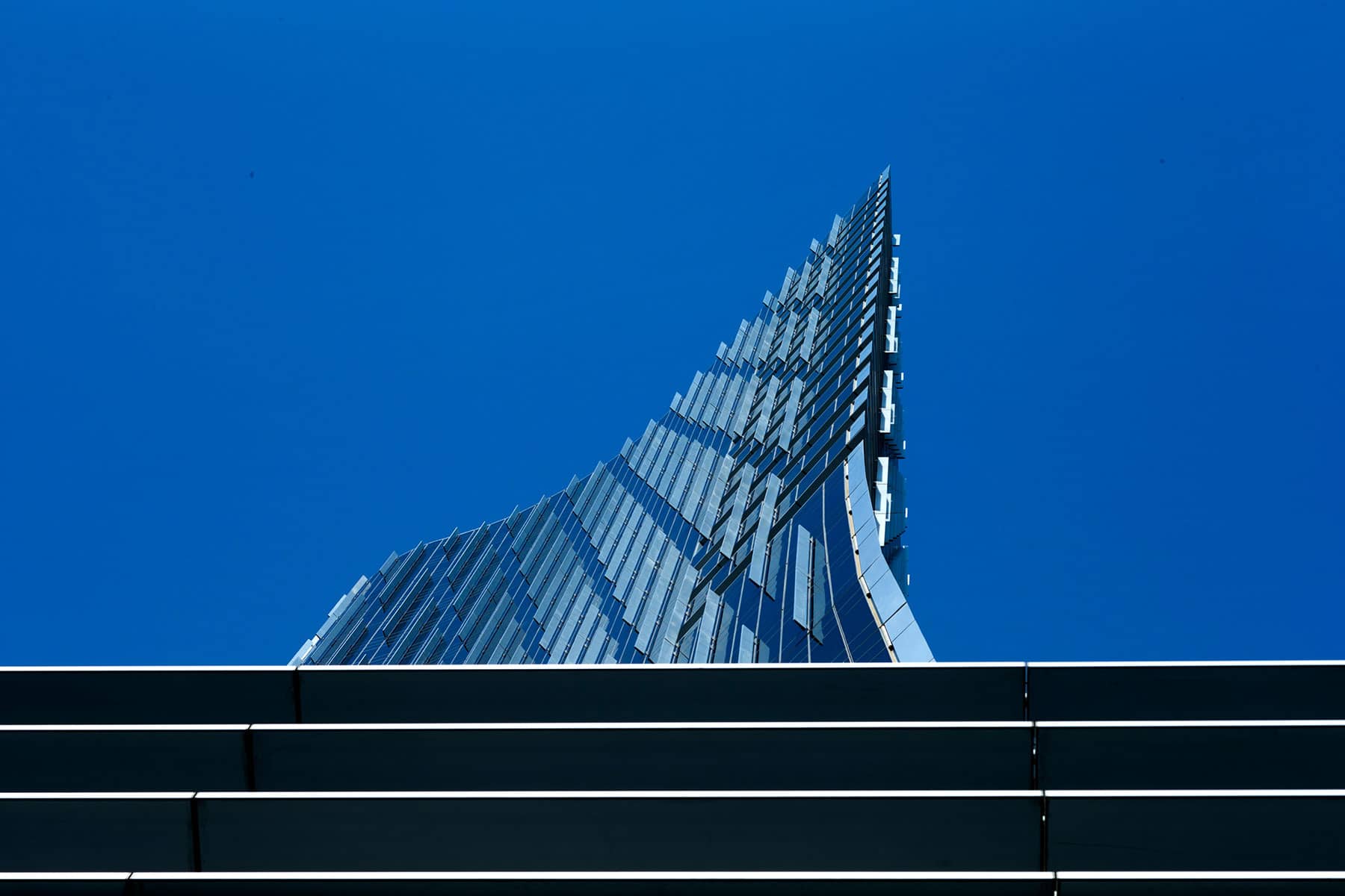 Architecture Photography Abu Dhabi: Abstract Perspective of façade at Rosewood Hotel, Abu Dhabi.