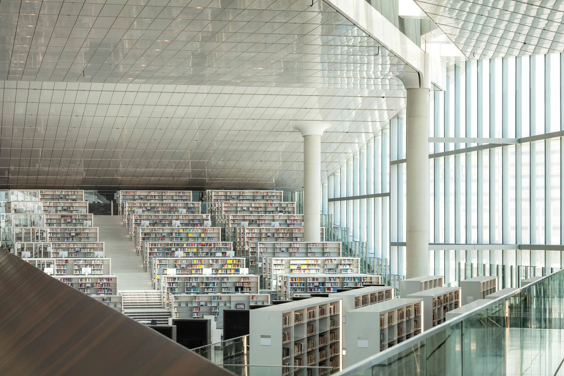 Architecture Photography Qatar: Qatar National Library, Doha.