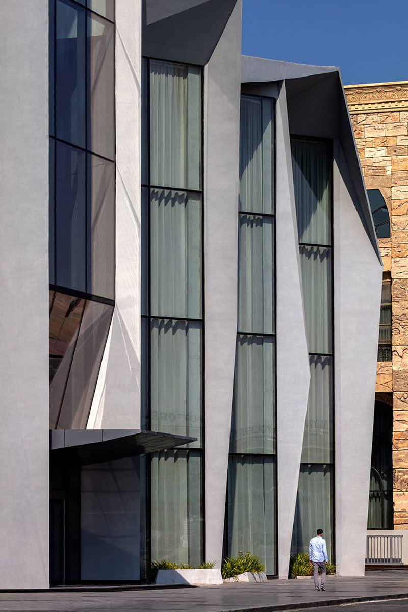 Architecture Photography Dubai: Contemporary  façade detail, Al wasl experience centre, Dubai, UAE