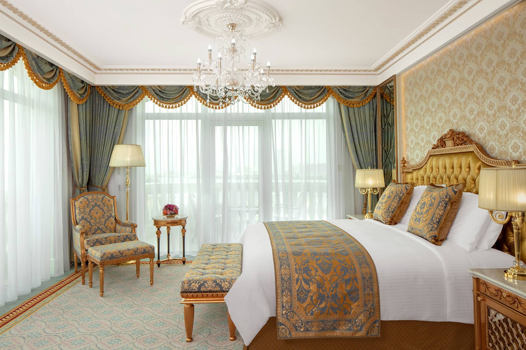 Luxury Hospitality Hotel Room Photography: Raffles The Palm Dubai