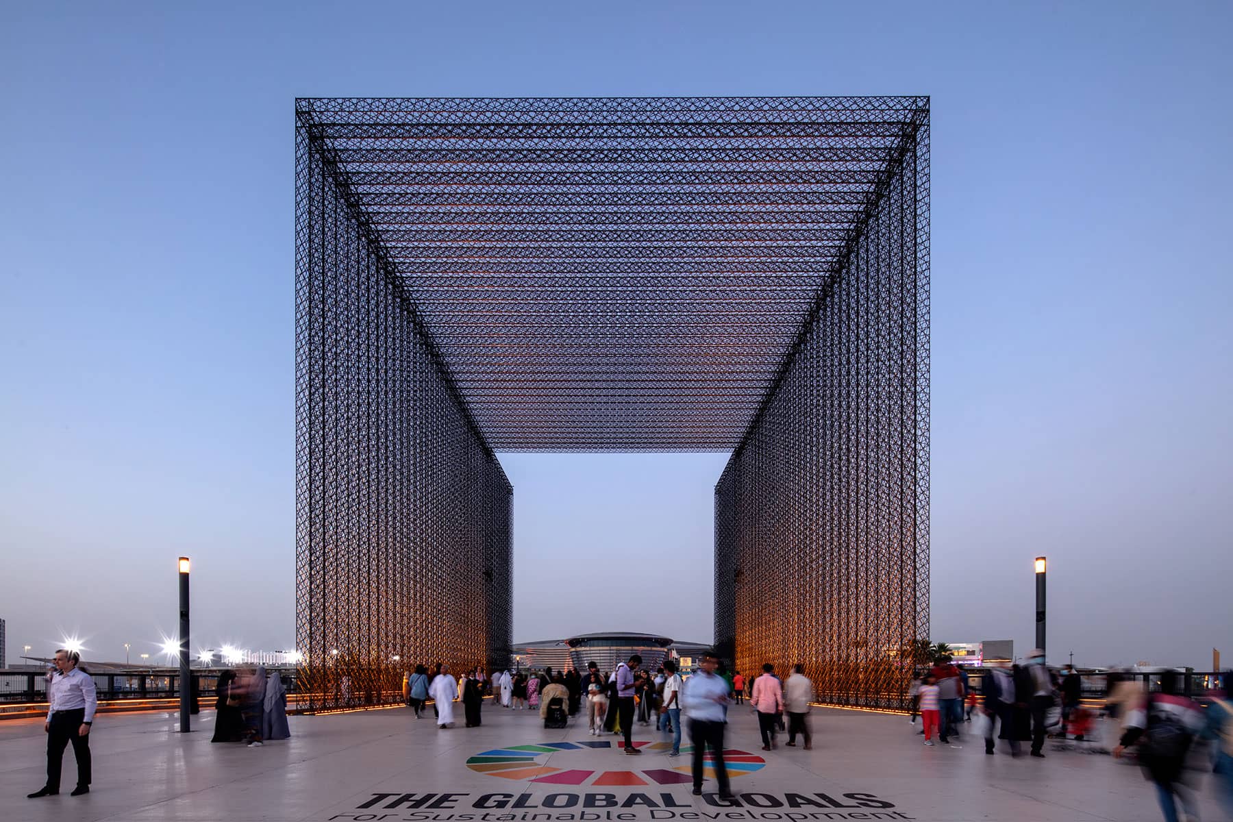 Architecture Photography Dubai : Portal Gate at Expo2020 Dubai: Asif Khan Architect