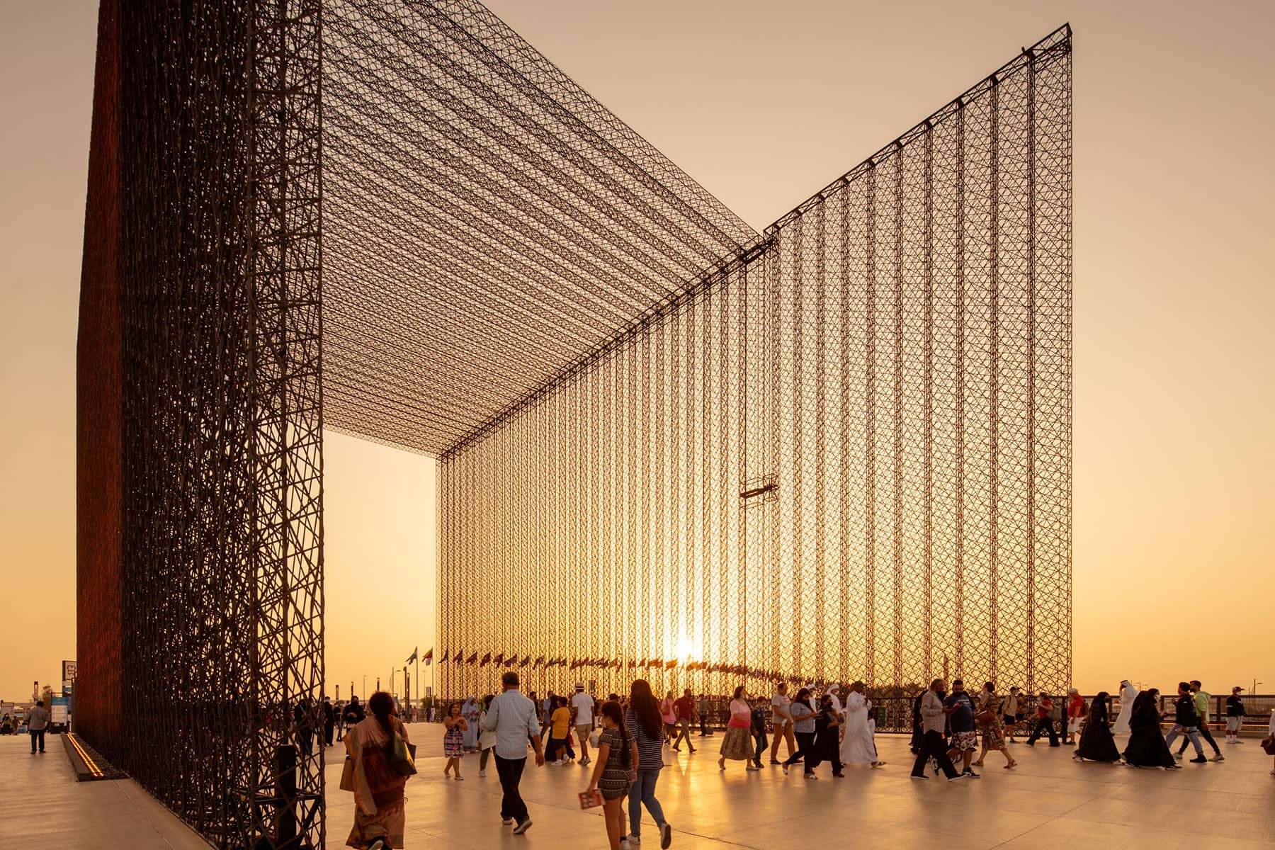 Architecture Photography Dubai : Portal Gate at Expo2020 Dubai: Asif Khan Architect