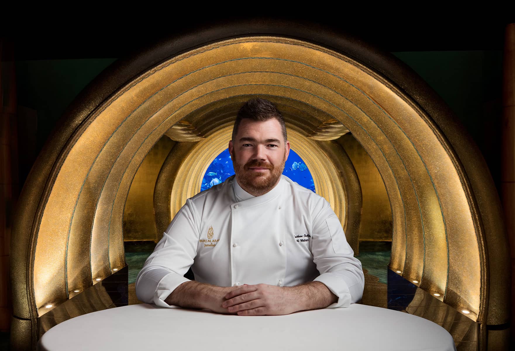 Lifestyle Photographer Dubai: Portrait of Celebrity Chef at Burj Al Arab
