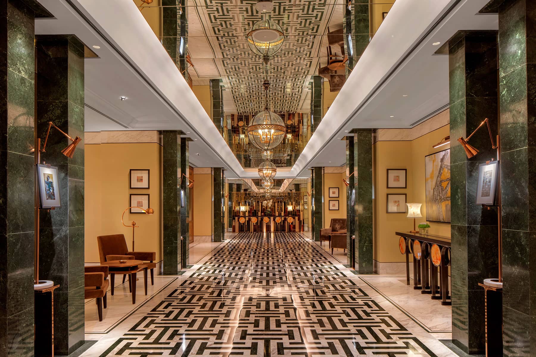 Luxury Hotel Interior Photography in Dubai: Waldorf Astoria DIFC Dubai
