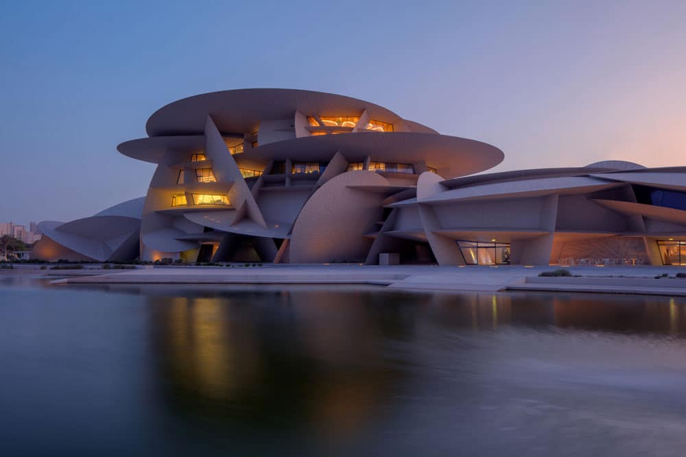 National Museum of Qatar, architectural photography by Gerry O’Leary