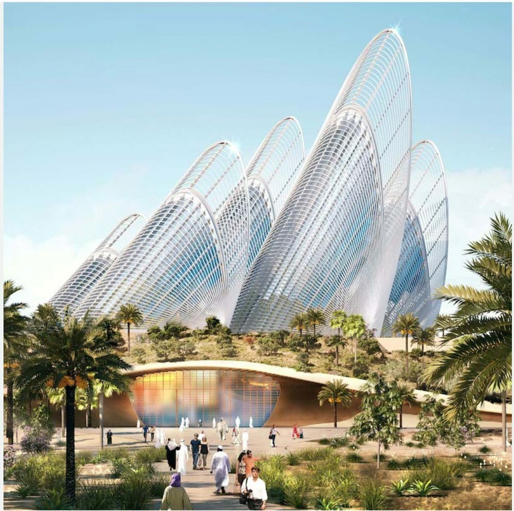Zayed National Museum in Abu Dhabi, architectural photography by Gerry O’Leary